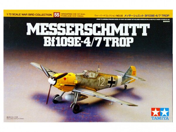 модель Messerschmitt Bf 109E-4/7 Trop (1:72)